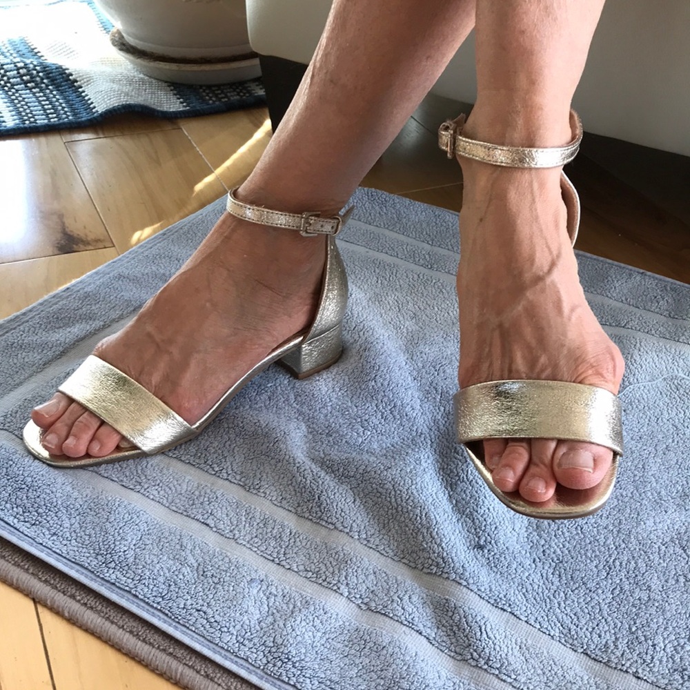 Gold sandals